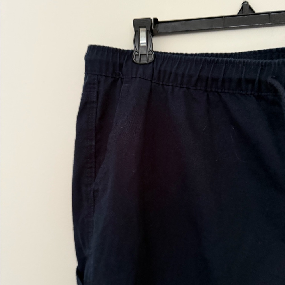 $40 NWT Retail FarWest Navy Straight Leg Pants XXL Drawstring Casual Lounge - Picture 3 of 10